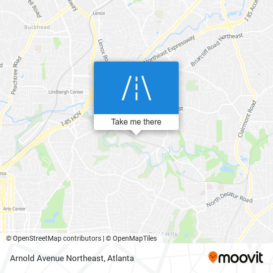 Mapa de Arnold Avenue Northeast