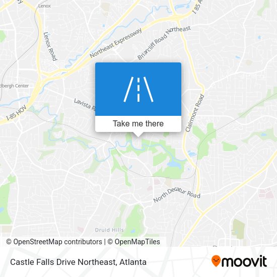 Mapa de Castle Falls Drive Northeast