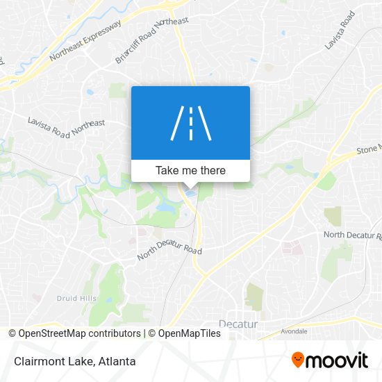 Mapa de Clairmont Lake