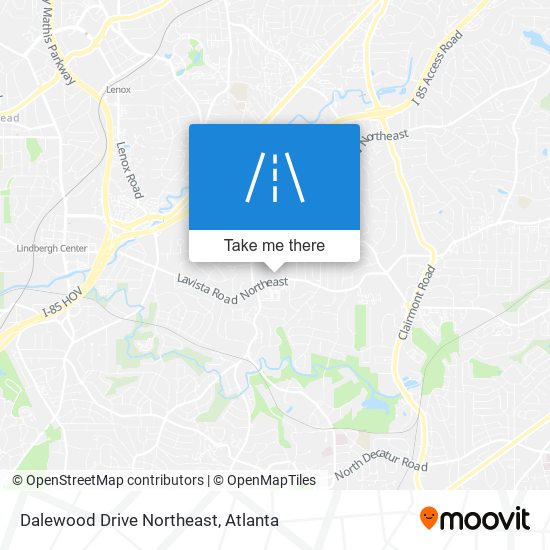 Mapa de Dalewood Drive Northeast