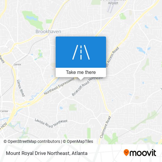 Mount Royal Drive Northeast map