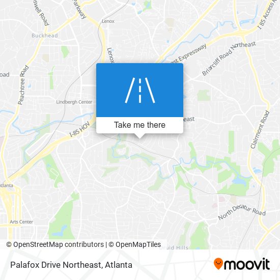 Mapa de Palafox Drive Northeast