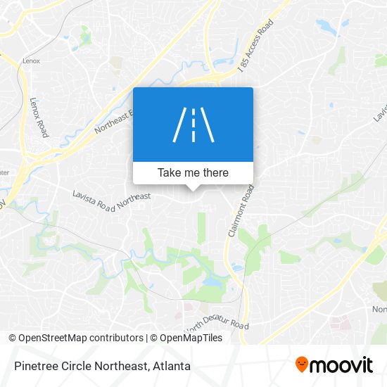 Mapa de Pinetree Circle Northeast