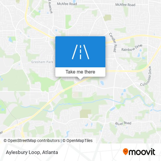 Mapa de Aylesbury Loop