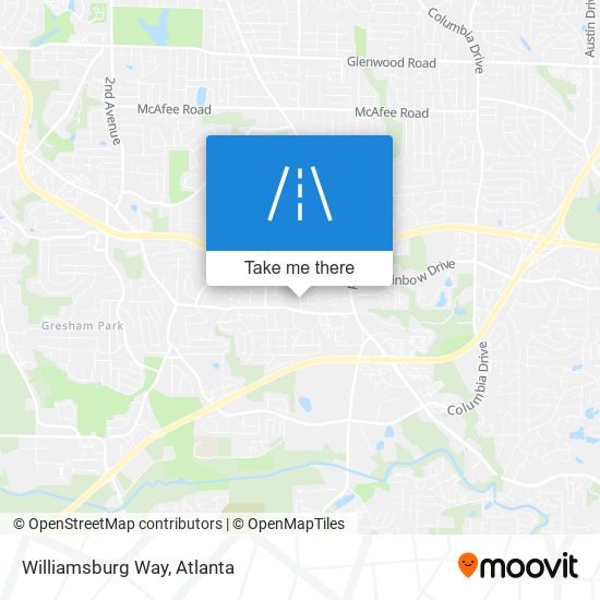 Williamsburg Way map