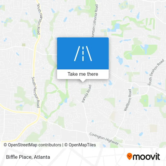 Biffle Place map