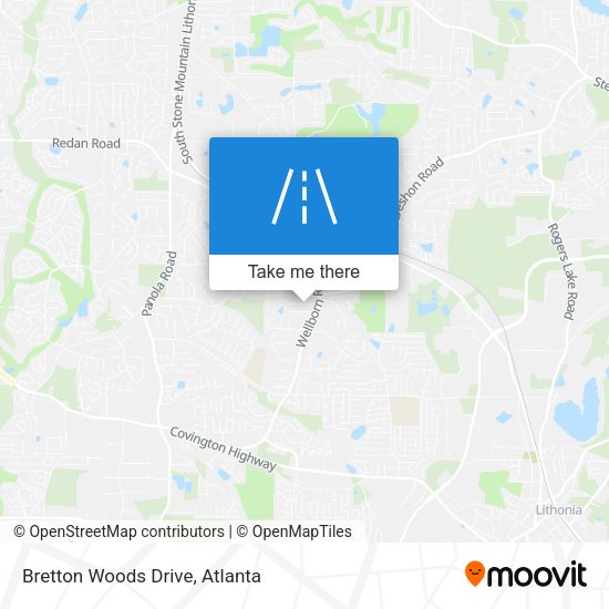 Mapa de Bretton Woods Drive
