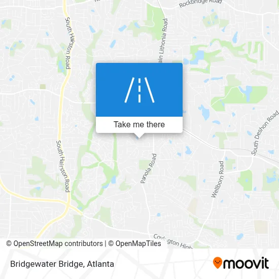 Bridgewater Bridge map