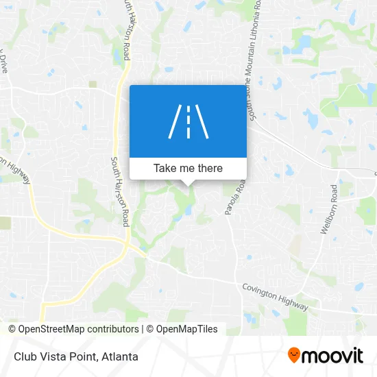 Club Vista Point map