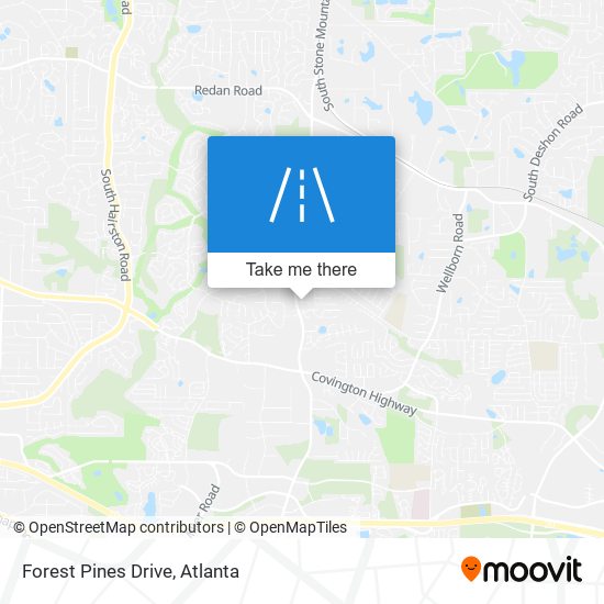 Forest Pines Drive map