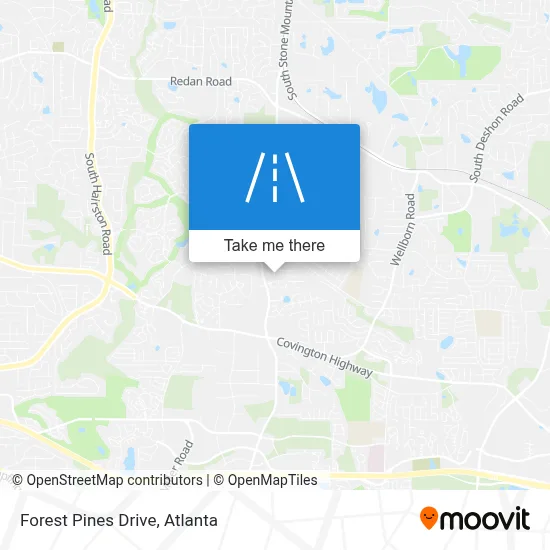 Forest Pines Drive map