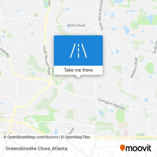 Mapa de Greensbrooke Close