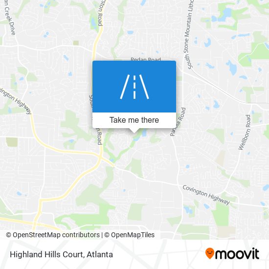 Highland Hills Court map