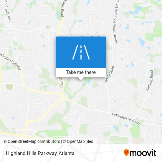 Highland Hills Parkway map