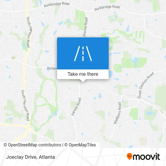 Joeclay Drive map