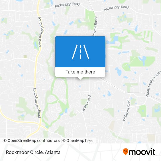 Rockmoor Circle map