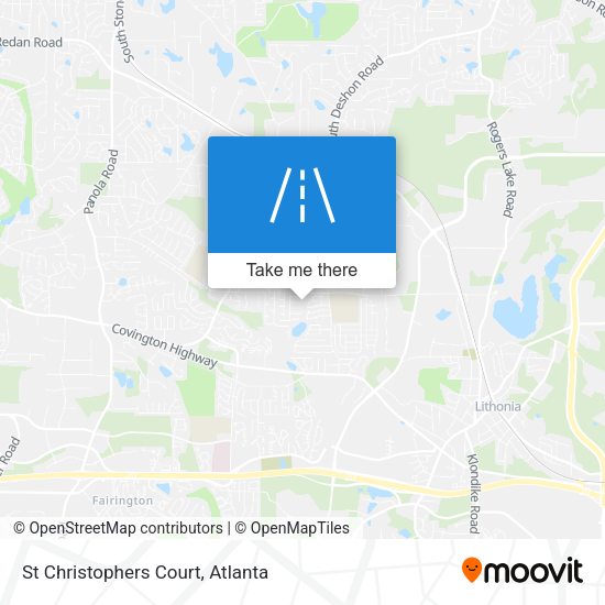 St Christophers Court map