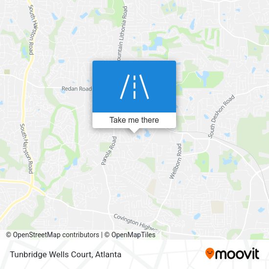 Tunbridge Wells Court map