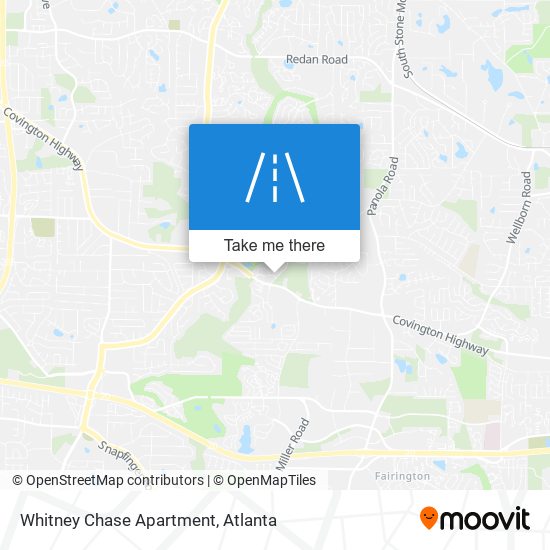 Whitney Chase Apartment map