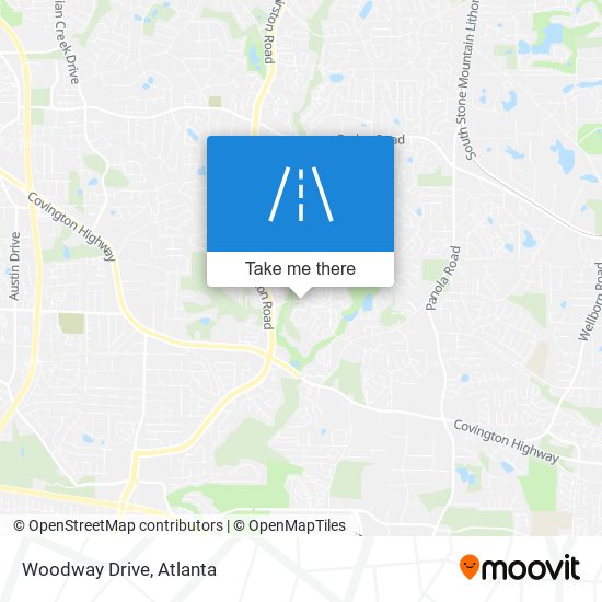 Woodway Drive map