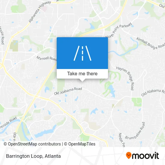 Barrington Loop map