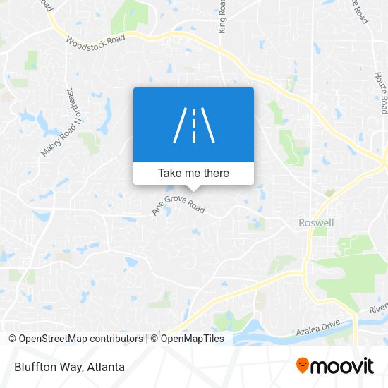 Bluffton Way map