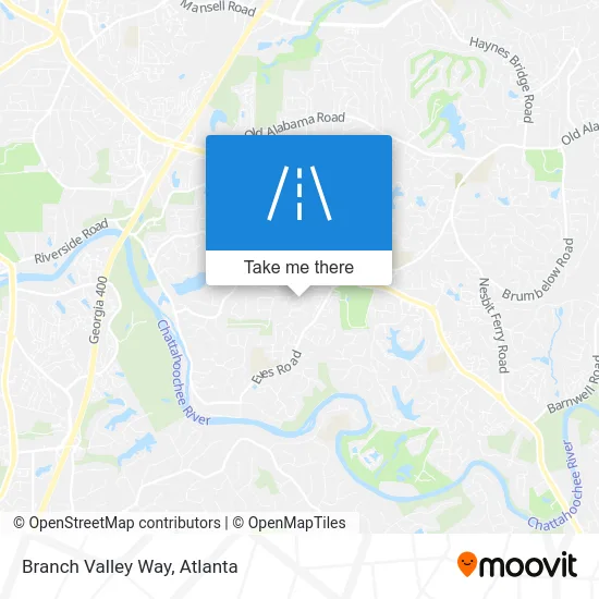 Branch Valley Way map