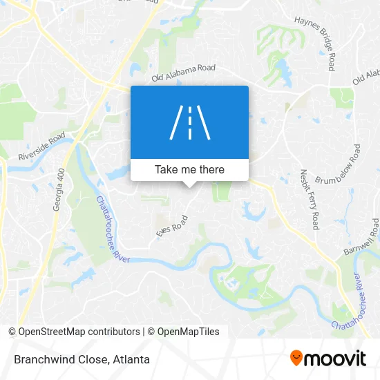 Branchwind Close map