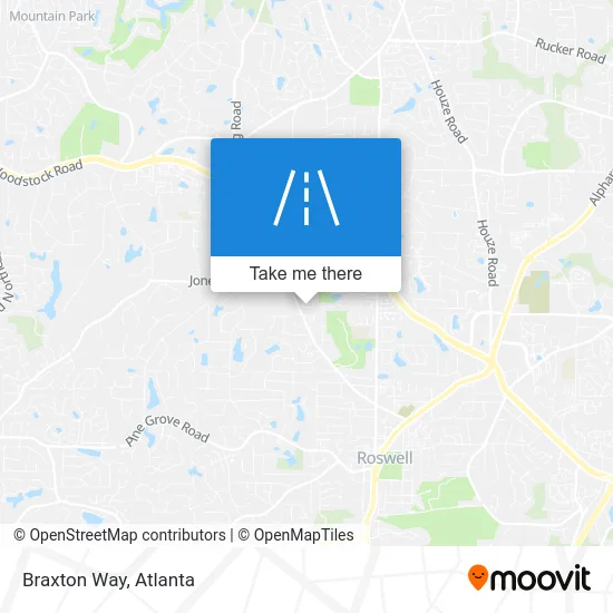 Braxton Way map