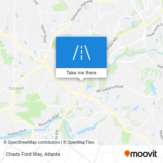 Chads Ford Way map