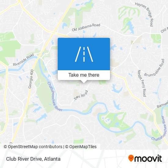 Club River Drive map