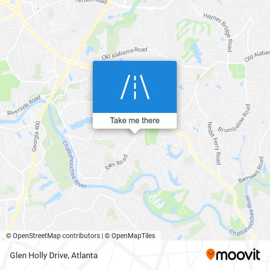 Glen Holly Drive map