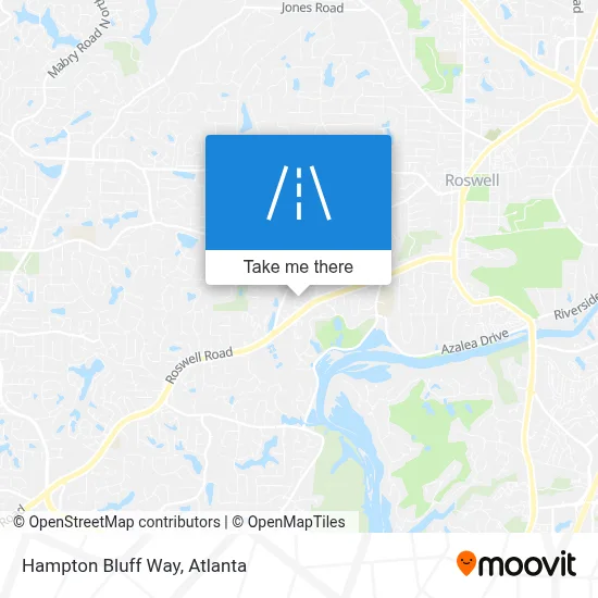 Hampton Bluff Way map