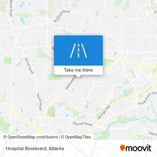 Hospital Boulevard map