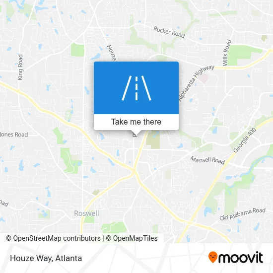 Houze Way map