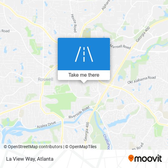 La View Way map