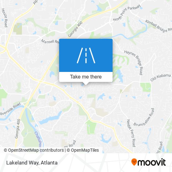 Lakeland Way map