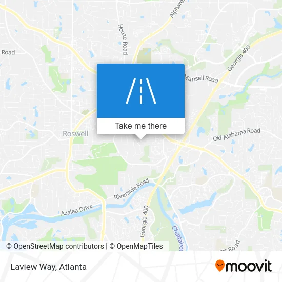 Laview Way map