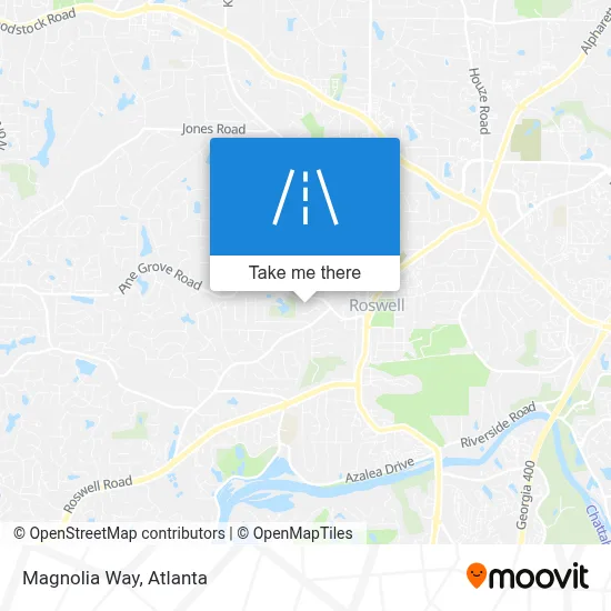 Magnolia Way map