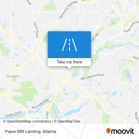 Paper Mill Landing map