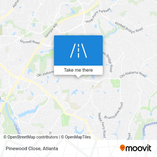 Mapa de Pinewood Close