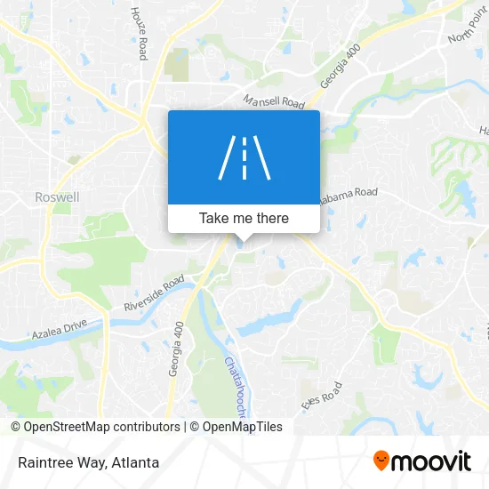 Raintree Way map