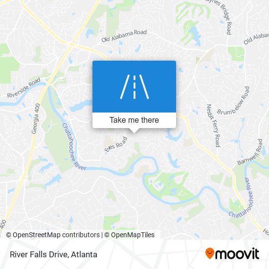 River Falls Drive map