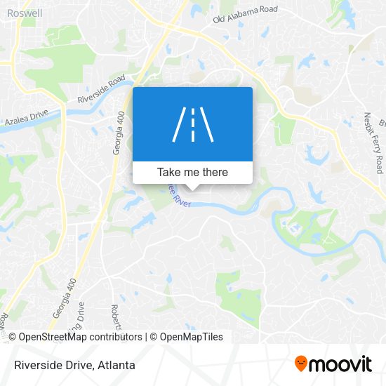 Mapa de Riverside Drive