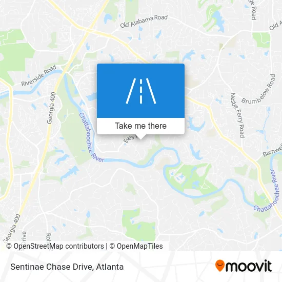 Sentinae Chase Drive map