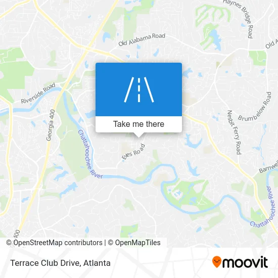 Terrace Club Drive map