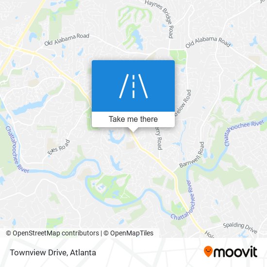 Townview Drive map