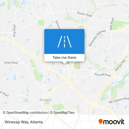 Winesap Way map