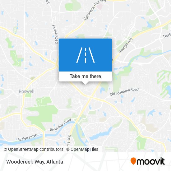 Woodcreek Way map