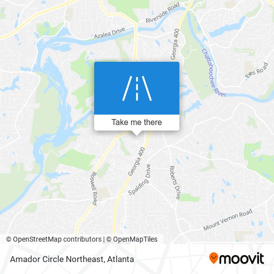 Mapa de Amador Circle Northeast